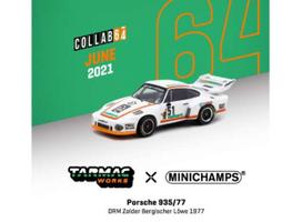 PRE-ORD3R Tarmac Modeliukas 1/64 Porsche 935/77 #51 DRM Zolder Bergischer Lowe 1977, white/orange
