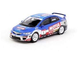 PRE-ORD3R Tarmac Modeliukas 1/64 2008 Honda Civic Type R FD2 Honda Excitting Cup One Make Race, blue/white/red