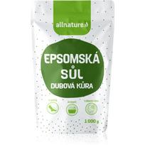Allnature Epsom salt Oak Bark vonios druska 1000 g