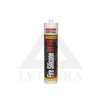 Atsparus ugniai, neutraliai kietėjantis silikono hermetikas SOUDAL Fire Silicone B1 FR