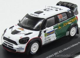 PRE-ORD3R IXO Models Modeliukas 2013 Mini John Cooper Works WRC #23 Rally Sweden Nikara/Kalliolepo, green/white