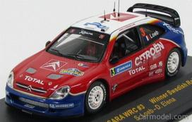 PRE-ORD3R IXO Models Modeliukas 1/43 Citroen Xsara WRC #3 Loeb/Elena winner Sweden Rally 2004