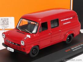 PRE-ORD3R IXO Models Modeliukas 1966 Ford Transit MKI Van Porsche Racing Service Rally Assistance Van
