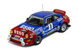 PRE-ORD3R IXO Models Modeliukas 1982 Porsche 911 SC, No.8 Team Almeras Rally Monte Carlo Therier/Val, blue/red