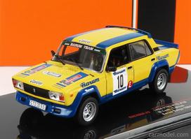 PRE-ORD3R IXO Models Modeliukas 1/43 1984 Lada 2105 VFTS #10 Barum Team Barum Rally Lank/Milos, yellow/blue