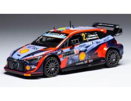 PRE-ORD3R IXO Models Modeliukas 1/43 2022 Hyundai i20 N Rally 1 #02 WRC O.Solberg/E. Edmondson Rally Monte ...