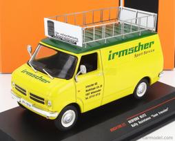 PRE-ORD3R IXO Models Modeliukas 1/43 Bedford Blitz, Rally Assistance *Opel-Irmscher*, yellow/green
