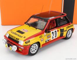 PRE-ORD3R IXO Models Modeliukas 1/18 1981 Renault 5 Turbo *Calberson* #20 Rally WM Rally Monte Carlo B. Sab...