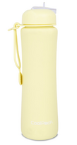 Silikoninė gertuvė COOLPACK, 600 ml, pastelinės geltonos spalvos