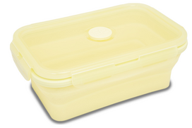 Silikoninė pietų dėžutė COOLPACK, 800 ml, pastelinės geltonos spalvos