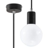 Pakabinamas šviestuvas SOLLUX EDISON juodas