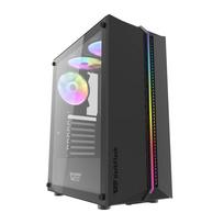 Darkflash Computer case DK151 LED with 3 fans (black)