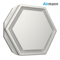 Oro difuzorius AIRMANN Hexa šešiakampis gipsinis priglaistomas