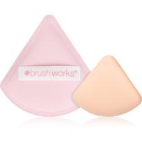 Brushworks Triangular Powder Puff Duo makiažo kempinėlė