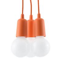 Pakabinamas šviestuvas SOLLUX DIEGO 3 oranžinis