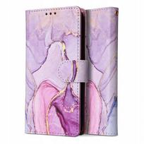 Marmurinis atverčiamas dėklas "Tech-Protect Wallet Marble" telefonui Samsung Galaxy A15 4G / 5G