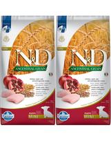 N&D Low Grain Chicken & Pomegranate Mini Puppy 7 kg