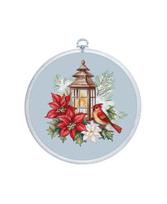 Siuvinėjimo rinkinys "Poinsettia" SBC233 su lankeliu