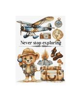 Siuvinėjimo rinkinys "Never Stop Exploring" SB1408