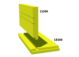Plokštuminiai pamatai Finnfoam L sistema, 100mm