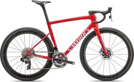 S-Works Tarmac SL8 - SRAM Red eTap AXS 2024 REDSKY/FRYRED/WHT - plento dviratis