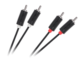 2RCA-2RCA kabelis 1 m Cabletech standartas