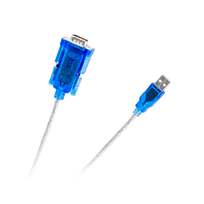 USB 2.0 - RS232 konverterio kabelis (DB9M)