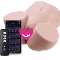 HiSmith SA004-APP Sinloli Intelligent Realistic Sex Doll Masturbator 10 Thrusting & Vibrating Modes with App & Remote Control