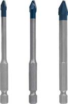HardCeramic HEX-9 Drill bit set for masonry (3pcs.) 2608900595 | 6949509232472
