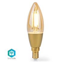 Nedis WIFILRF10C37 - LED pritemdoma elektros lemputė E14/4,9W/230V 1800-3000K Wi-Fi Tuya
