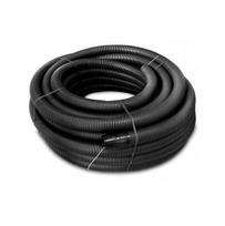 Gofruotas vamzdis su viela 50 metrų D16mm juodas