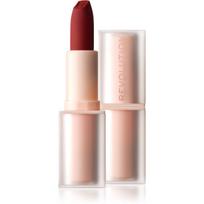 Revolution Lip Allure Soft Satin Lipstick kreminės konsistencijos satino efekto lūpų dažai atspalvis CEO Brick Red 3.2 g