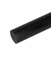 POM poliacetalis  15x3000 mm juodas