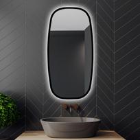 Veidrodis su led apšvietimu Vasco Black Ambiente 45x90cm