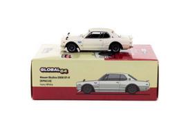 Tarmac Modeliukas Nissan Skyline 2000 GT-R KPGC10, white (Nismo Festival Fuji Speedway Sim Race Team Limited Edition)