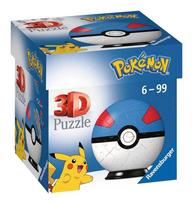 Dėlionė Pokémon 3D Pokéballs, 55 d.