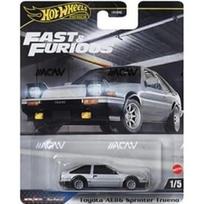 Hot Wheels Fast Furious Premium Modeliukas Toyota AE86 Sprinter Trueno, silvber 1/5