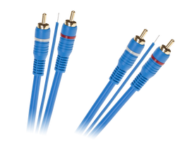 Kabelis 2 x RCA - 2 x RCA + laidas 5 m