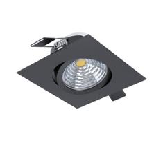 Eglo 33394 - LED pritemdomas įleidžiamas lubinis šviestuvas SALICETO LED/6W/230V juoda