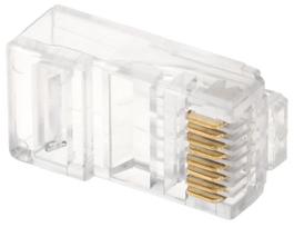 Jungtis cat6 RJ-45 (M) UTP kabeliui, užspaudžiama, 1vnt.