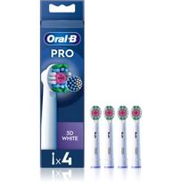 Oral-B PRO 3D White dantų šepetėlio pakaitinės galvutės 4 vnt.