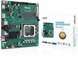 Pagrindinė plokštė ASUS PRO H610T-CSM, Intel H610, LGA 1700, mini ITX