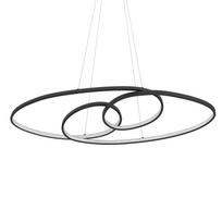 Lubinis LED šviestuvas EGLO Gianella, 38W, 3000K,RGB, 3960lm, juodos sp., 115x37,5x110 cm