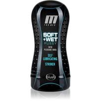 Blush M For Men Soft and Wet Pussy flesh masturbatorius Blue 17,8 cm