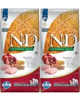 FARMINA N&D Low Grain Chicken & Pomegranate Senior Medium & Maxi 12 kg