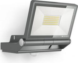 Outdoor wall floodlight XLED PRO ONE Plus S with motion detector, 33.8W, 4370lm, 3000K, 240°, Ø10m, IP44, 2-1000lux, Anthracite 069551 | 4007841069551