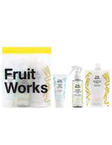 Grace Cole veido kaukė, kūno dulksna, kūno šveitiklis - kaukė Fruit Works Glow Kit