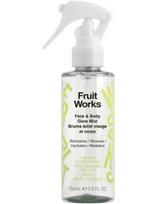 Grace Cole veido ir kūno dulksna gaivina, atnaujina, drėkina, švyti Fruit Works Face - Body Glow Mist 150ml