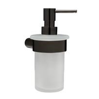 Muilo dozatorius su laikikliu SAT Simply R Gunmetal PVD spalvos