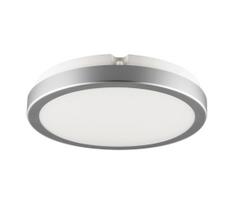 Brilagi - LED lubinis vonios šviestuvas PERA 18W/230V diametras 22 cm IP65 sidabras